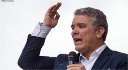 PRESIDENTE DE COLOMBIA RECHAZA ALIVIAR LAS SANCIONES INTERNACIONALES CONTRA VENEZUELA 