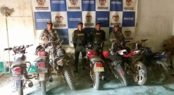 Incautan motocicletas y alimentos de contrabando en Puerto Carreño 