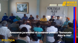 AMAZONAS JURAMENTÓ EL COMANDO POLÍTICO “VENEZUELA ALZA LA VOZ”