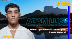 ATLETA AMAZONENSE ADAM LUGO DEFENDIÓ CON CORAJE EL TRICOLOR REGIONAL