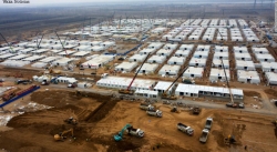 China construye un campo de cuarentena de covid-19 para 4.000 personas