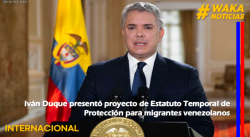 Iván Duque presentó proyecto de Estatuto Temporal de Protección para migrantes venezolanos