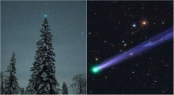 "Cometa de Navidad” y lluvia de estrellas este domingo