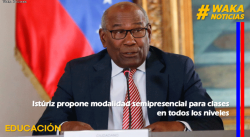 ISTÚRIZ PROPONE MODALIDAD SEMIPRESENCIAL PARA CLASES EN TODOS LOS NIVELES