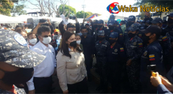 Ministra de Relaciones Interiores Justicia y Paz doto de equipos a los cuerpos de seguridad en el estado Amazonas