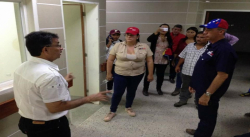 Ministro Cesar Salazar inspeccionó obras en Puerto Ayacucho