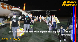 260 VENEZOLANOS RETORNAN AL PAÍS CON EL PLAN VUELTA A LA PATRIA