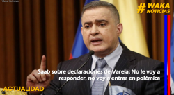 Saab sobre declaraciones de Varela: No le voy a responder, no voy a entrar en polémica