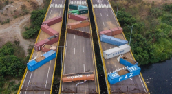 GOBIERNO VENEZOLANO REFUERZA BLOQUEO DE PUENTE FRONTERIZO CON COLOMBI