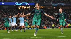 MANCHESTER CITY DERROTÓ AL TOTTENHAM 4-3 PERO SE DESPIDIÓ DE LA CHAMPIONS